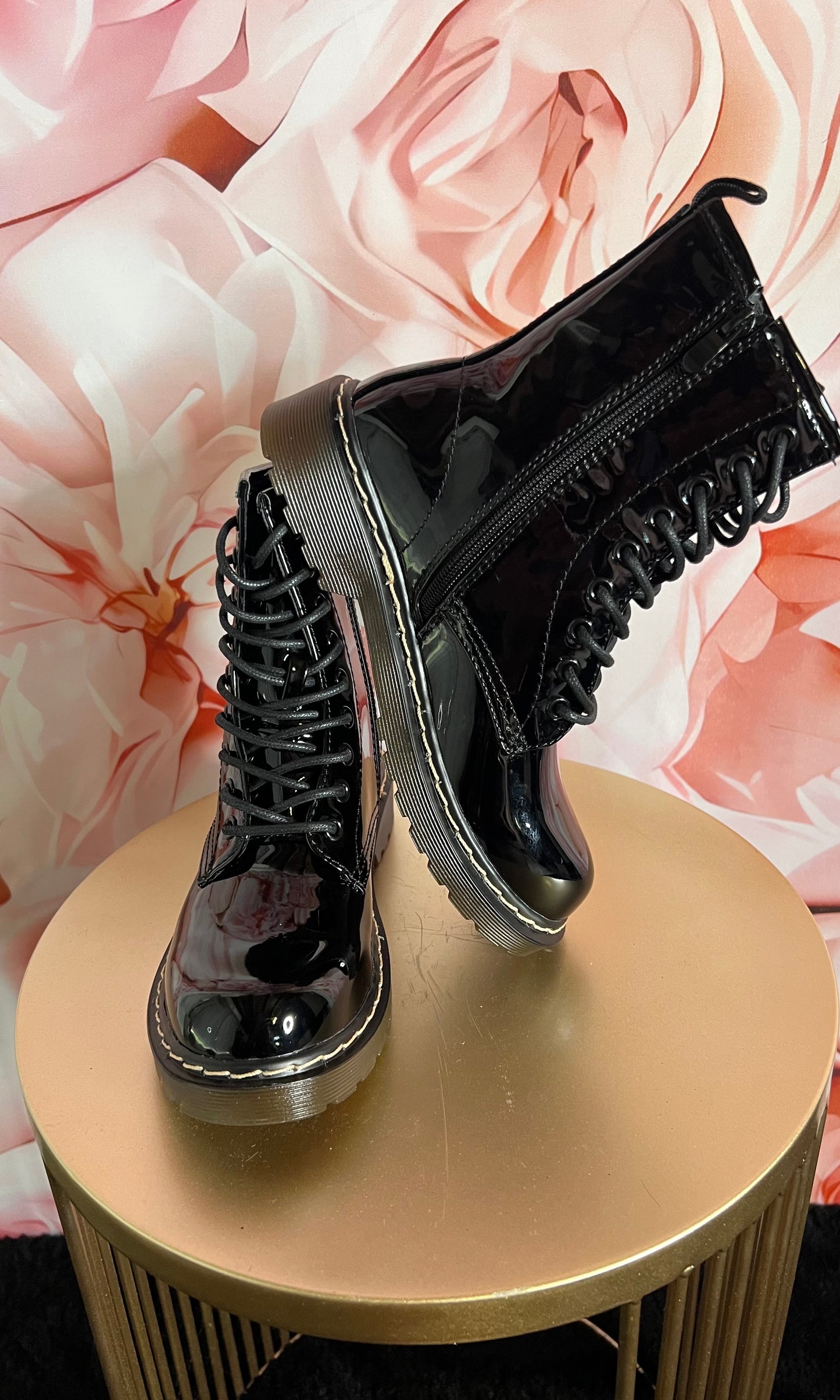 Bottine Vernis façon Doc Noire