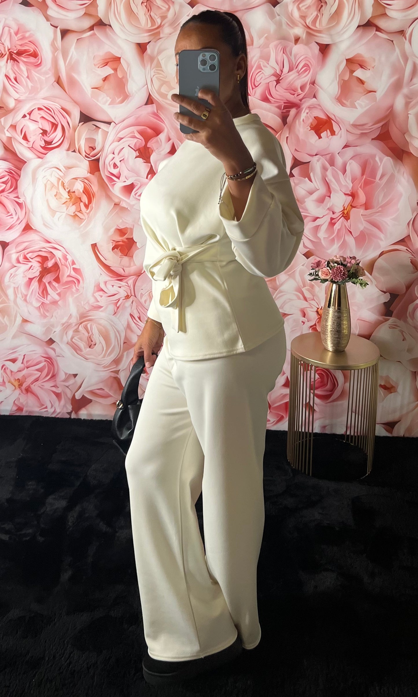 Ensemble cocooning chic Blanc Cassé