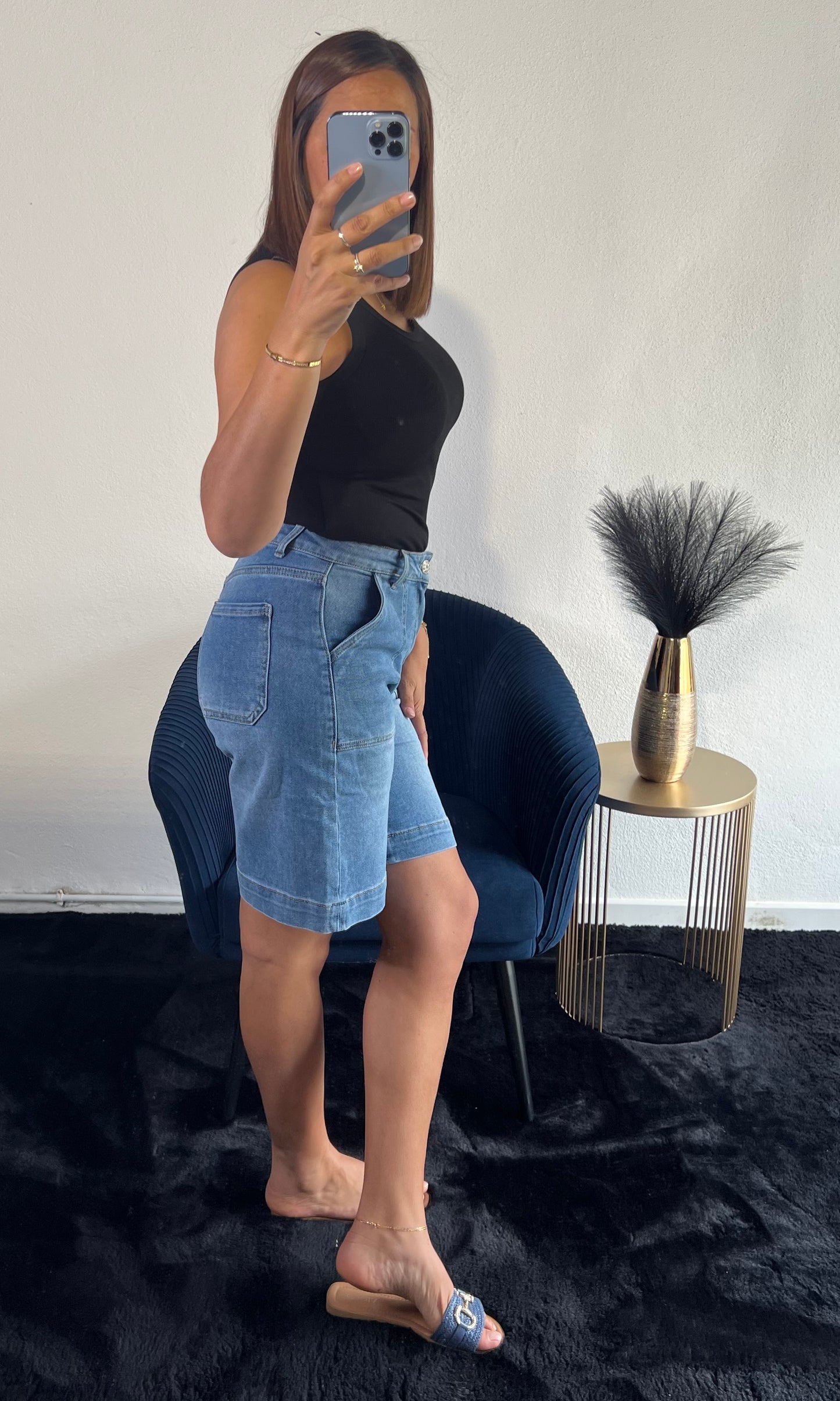 Short Denim Décontracté