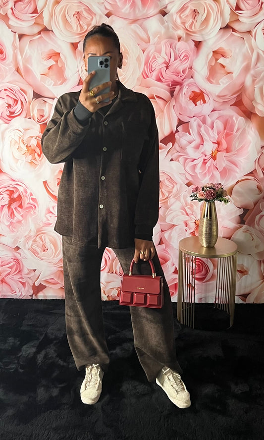 Ensemble Velours Chocolat