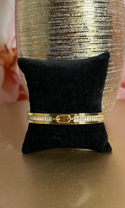 Bracelet jonc  en acier inoxydable