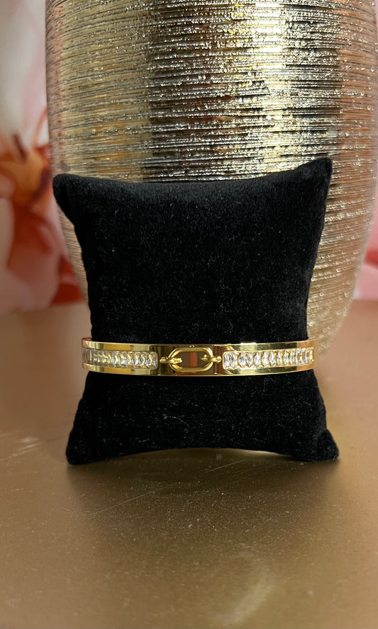 Bracelet jonc  en acier inoxydable