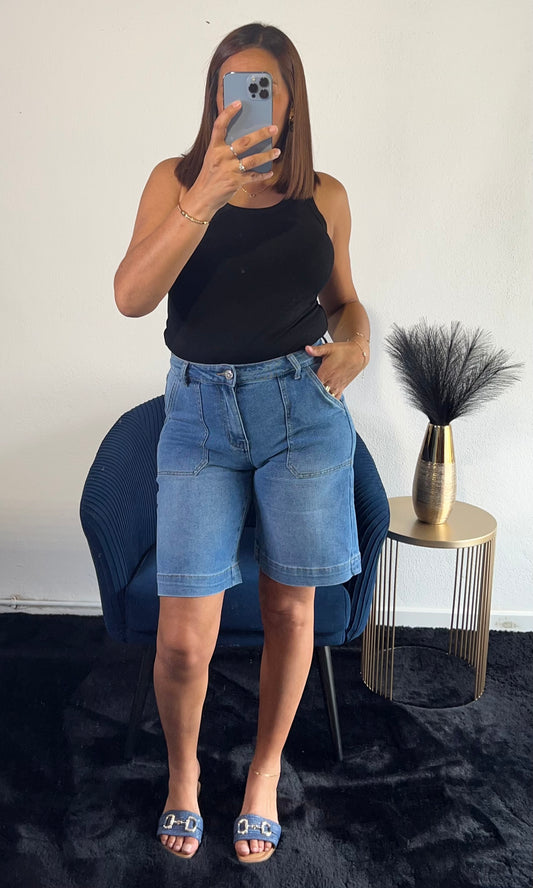 Short Denim Décontracté