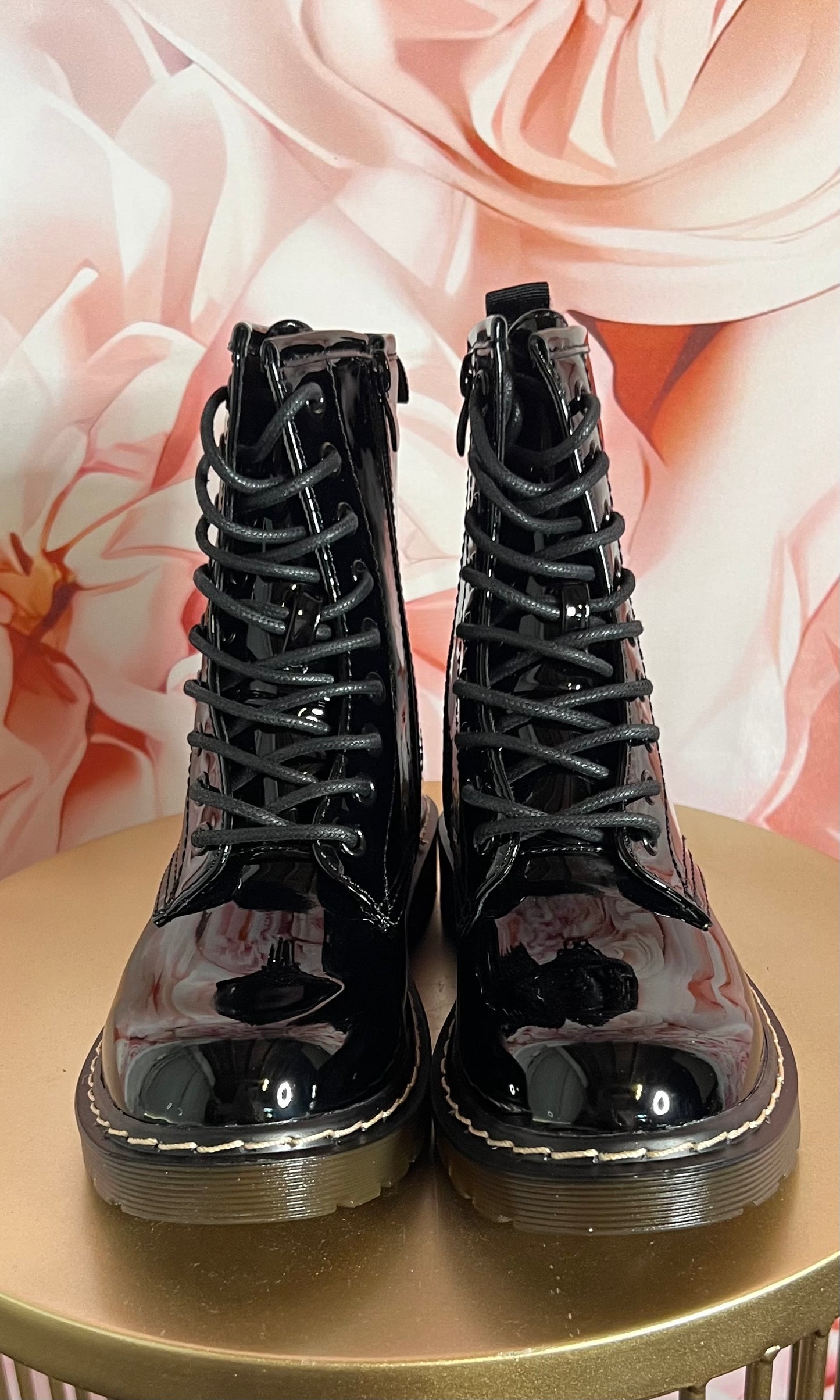 Bottine Vernis façon Doc Noire