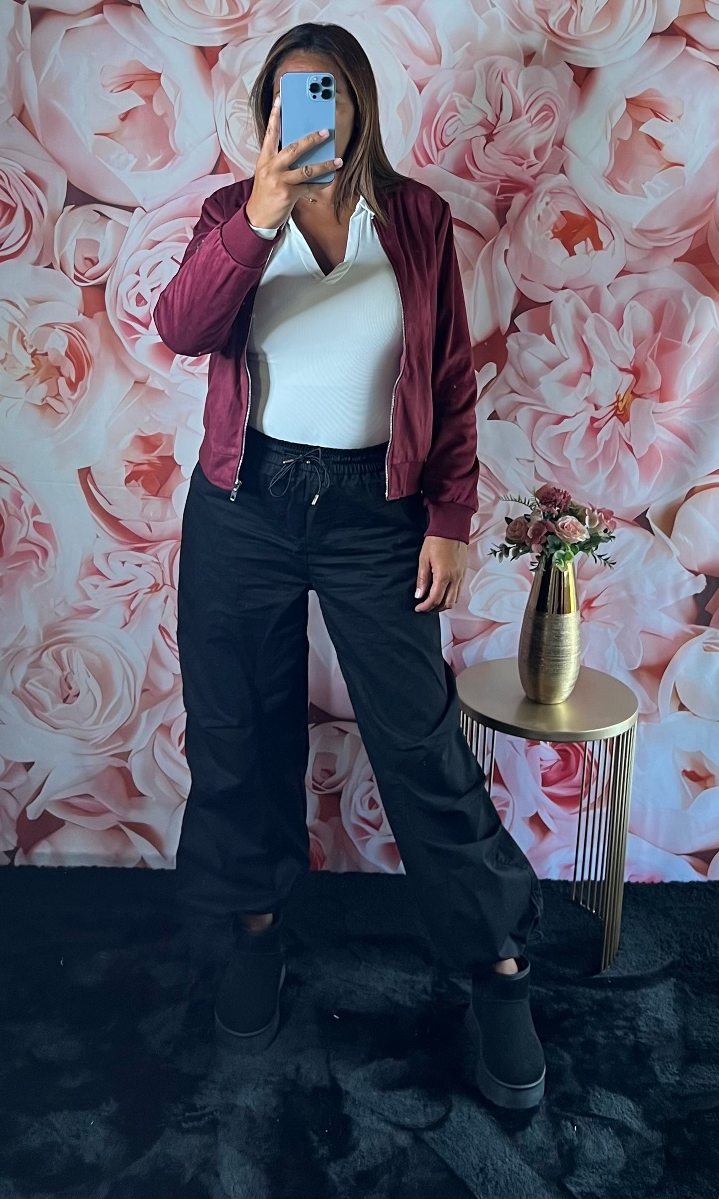 Bomber’s Effet Suédine Bordeaux