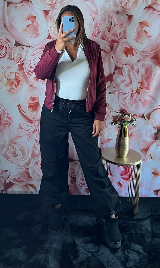 Bomber’s Effet Suédine Bordeaux