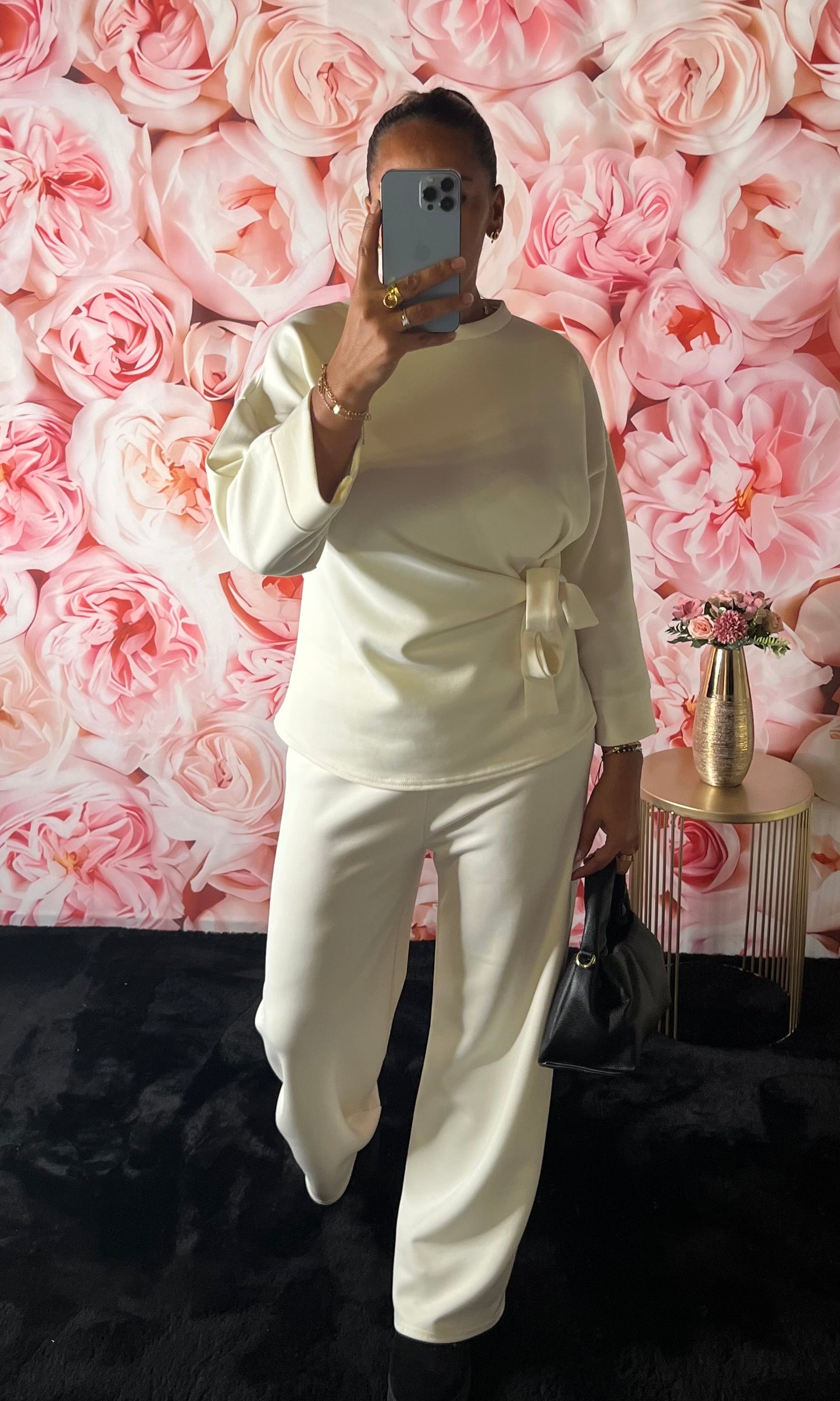 Ensemble cocooning chic Blanc Cassé