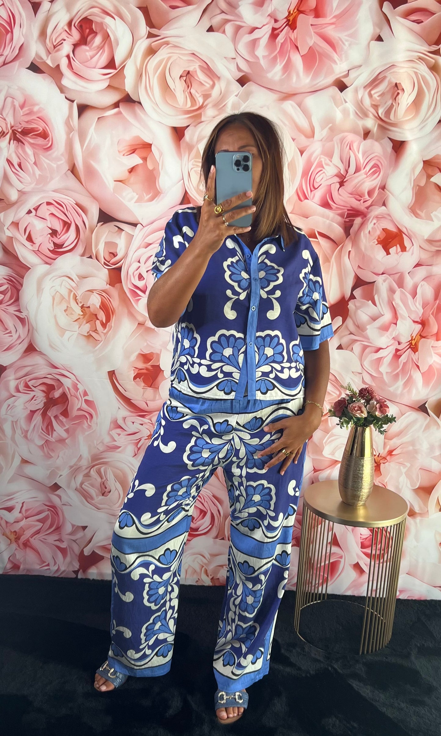 Ensemble Fleuri Bleu