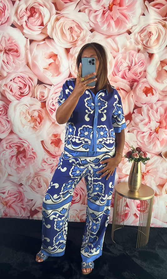 Ensemble Fleuri Bleu