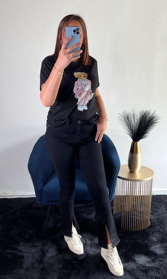 Jean Noir Inspi Z Fente Avant - Kify By S