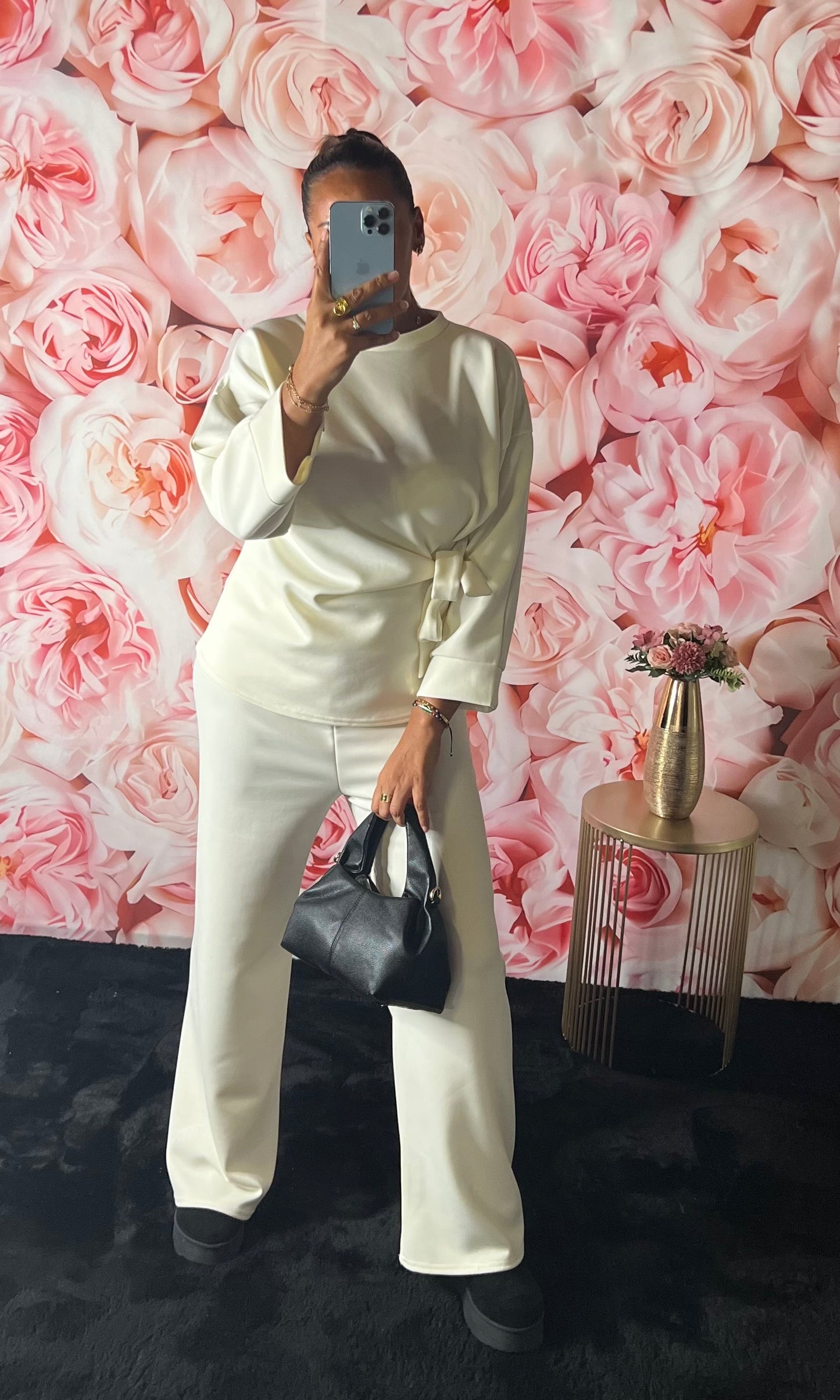 Ensemble cocooning chic Blanc Cassé