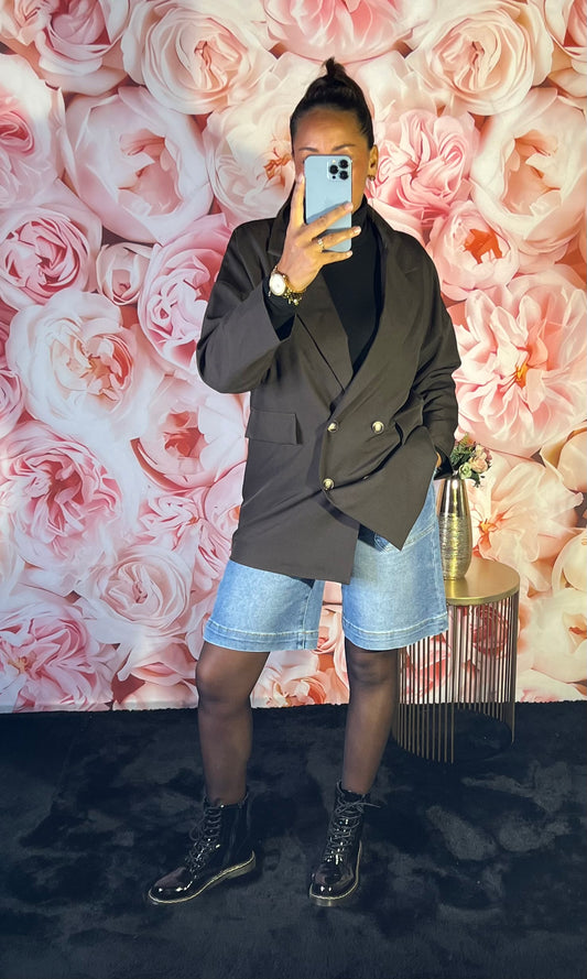 Blazer Oversize Chocolat