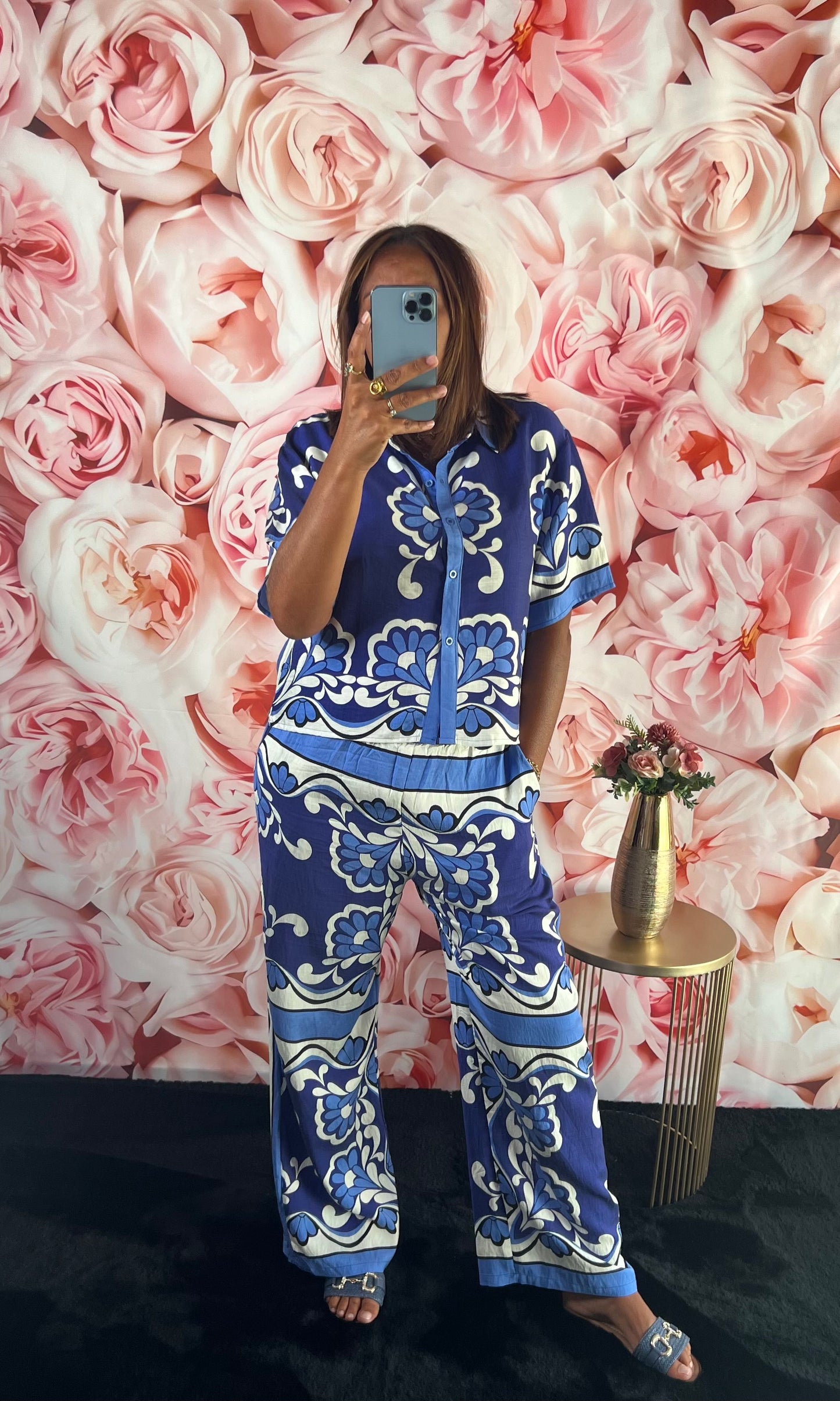 Ensemble Fleuri Bleu