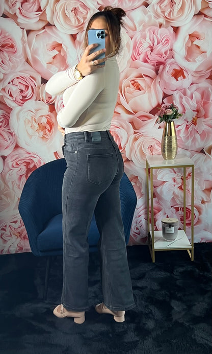 Jean Asymétrique Wild Leg Noir