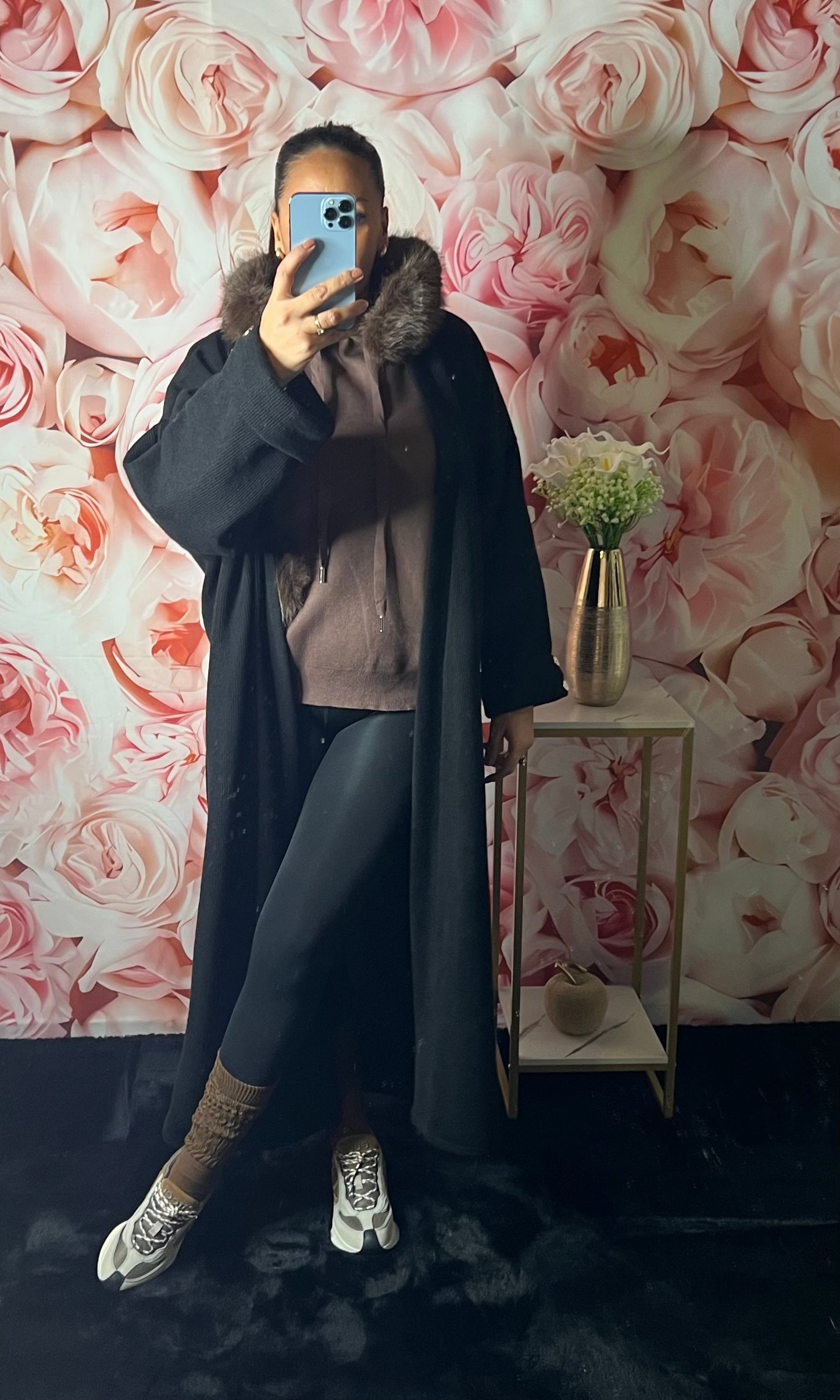 Sweat Teddy Fourrure Chocolat