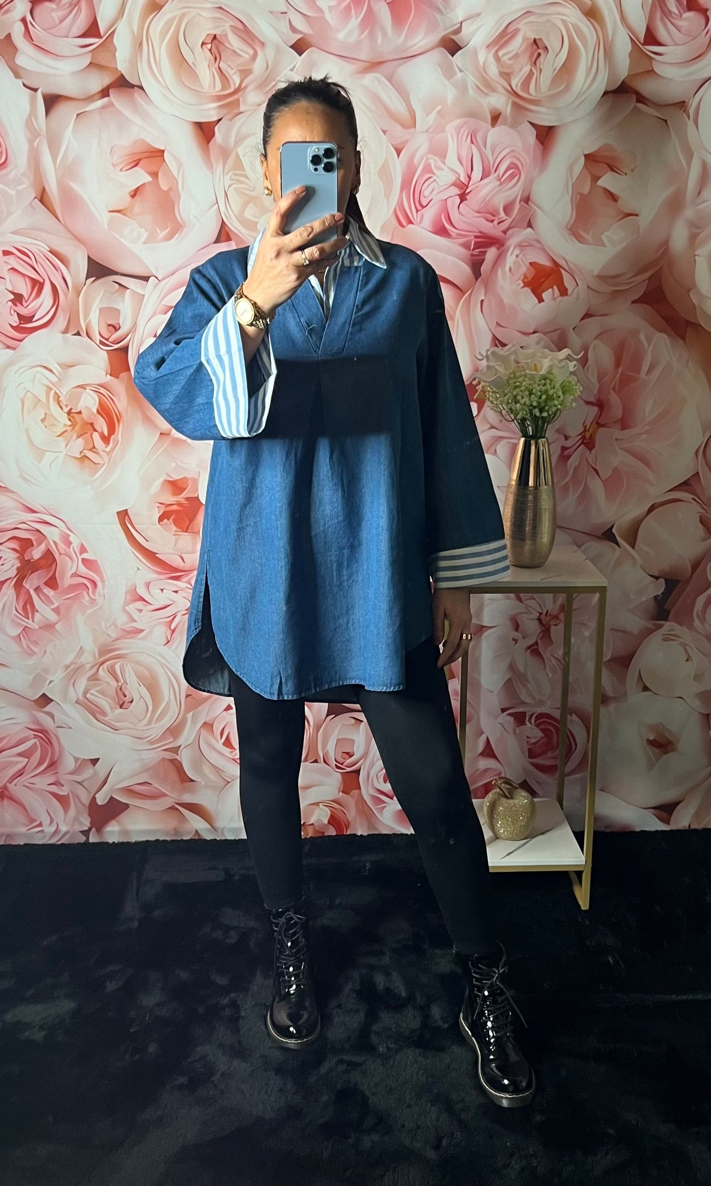 La Chemise Oversize Denim Chic