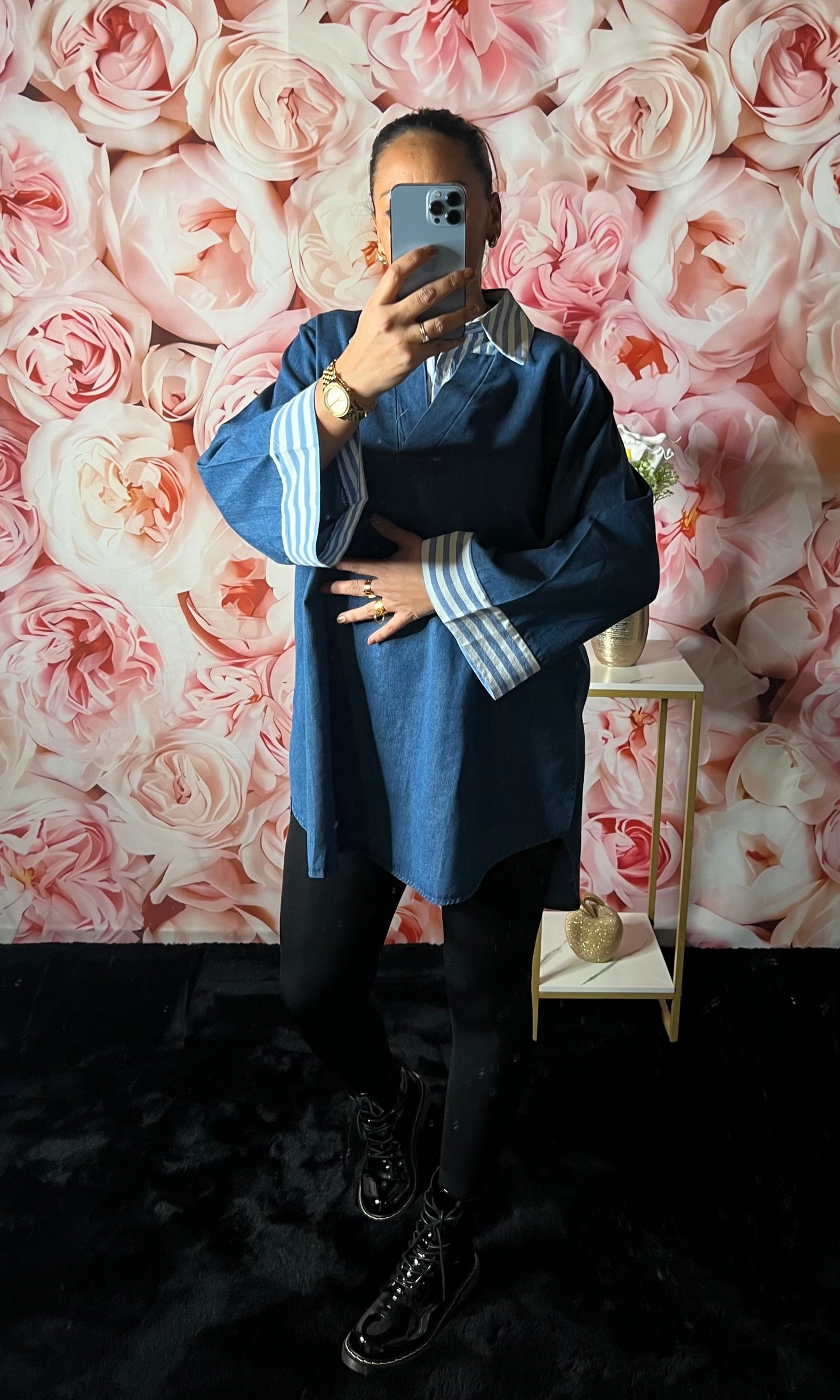 La Chemise Oversize Denim Chic