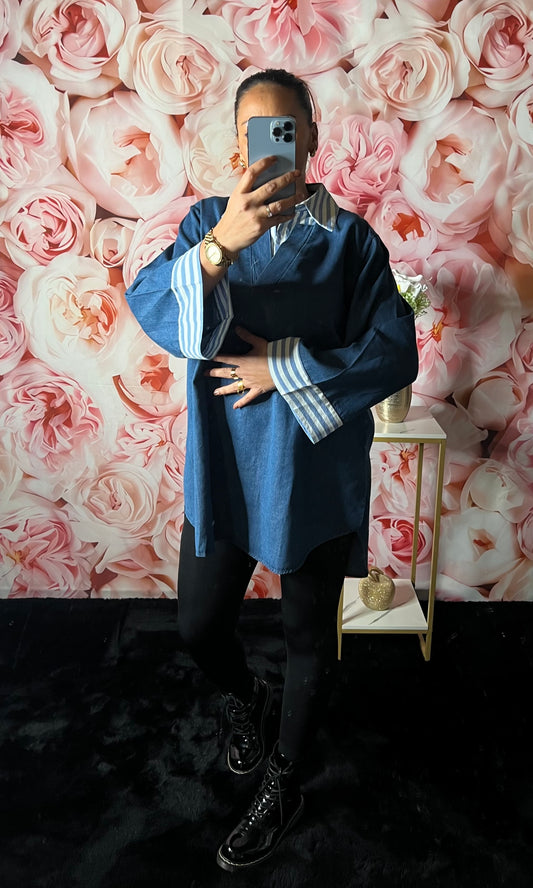 La Chemise Oversize Denim Chic